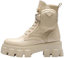 (Women) Prada Monolith 55mm Pouch Ankle Boots Desert Beige Leather 1T255M_3LJS_F0F24_F_B055