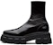 (W) Prada Monolith 'Boot Kulit Hitam Berkilat Tengah Betis' 1U668M_3LBK_F0002_F_055