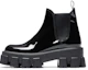 Buy (W) Prada Monolith Stivaletto Chelsea Nero in Pelle Verniciata Platform. 1T725L_069_F0002_F_A055