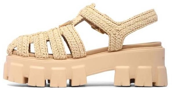 (W) Prada Monolith 'Sandal Tenunan Berkepala - Coklat Terang' 1X138N_70N_F0018_F_055 Buy (W) Prada Monolith 'Sandal Tenunan Berkepala - Coklat Terang' 1X138N_70N_F0018_F_055