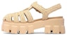 (W) Prada Monolith 'Sandal Tenunan Berkepala - Coklat Terang' 1X138N_70N_F0018_F_055