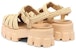 (W) Prada Monolith 'Sandal Tenunan Berkepala - Coklat Terang' 1X138N_70N_F0018_F_055