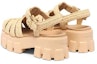 Lookbook (W) Prada Monolith 'Sandal Tenunan Berkepala - Coklat Terang' 1X138N_70N_F0018_F_055
