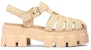 (W) Prada Monolith 'Sandal Tenunan Berkepala - Coklat Terang' 1X138N_70N_F0018_F_055