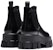 (W) Prada Monolith Hitam 'Kasut Chelsea Kulit Berkilat' 1T725L_B4L_F0002_F_B055