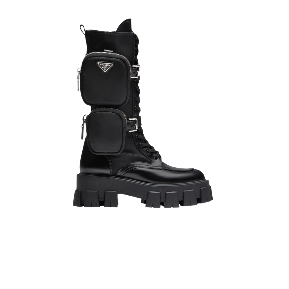 Buy (W) Boot Prada Monolith Brushed Rois 'Hitam' 1W257M-3L09-F0002