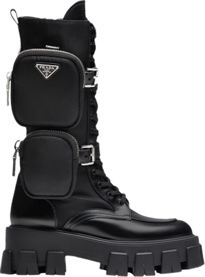 (W) Prada Boot Monolith Brushed Rois 'Hitam' 1W257M-3L09-F0002 Buy (W) Prada Boot Monolith Brushed Rois 'Hitam' 1W257M-3L09-F0002