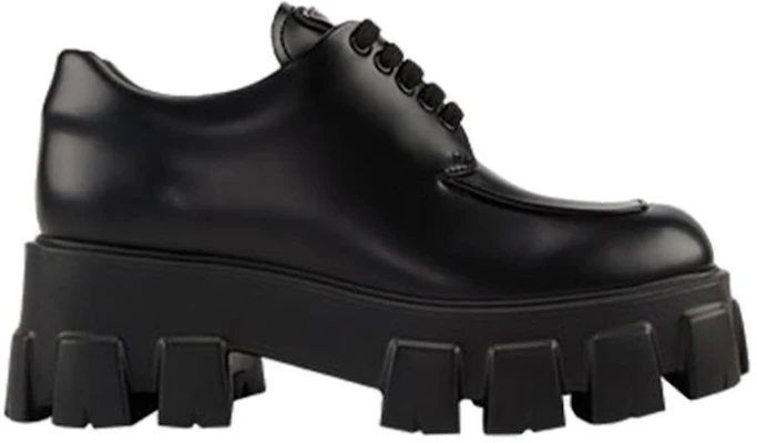 (W) Sepatu Prada Monolith Kulit Licin 'Hitam' 1E255N_B4L_F0002_F_B055 Order (W) Sepatu Prada Monolith Kulit Licin 'Hitam' 1E255N_B4L_F0002_F_B055