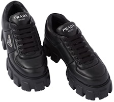 (W) Sepatu Prada Monolith Kulit Hitam Tali Model Baru 1E119N_2DL8_F0002_F_055 Lookbook (W) Sepatu Prada Monolith Kulit Hitam Tali Model Baru 1E119N_2DL8_F0002_F_055