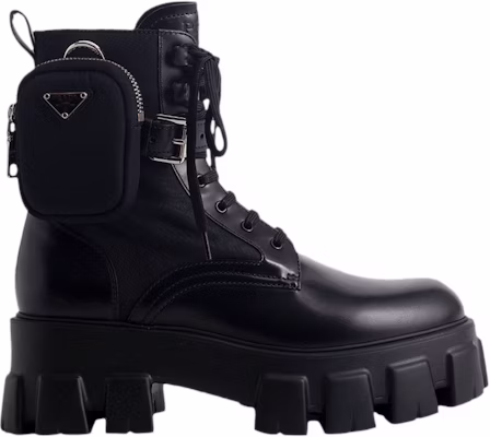 (女士)Prada Monolith 光滑小牛皮與尼龍靴「黑色」1T255M-3LJS-F0002 Buy (女士)Prada Monolith 光滑小牛皮與尼龍靴「黑色」1T255M-3LJS-F0002