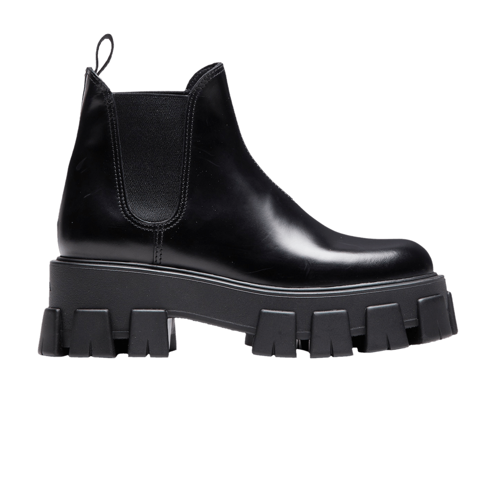 (W) Prada Monolith Chelsea Boot 'Black'