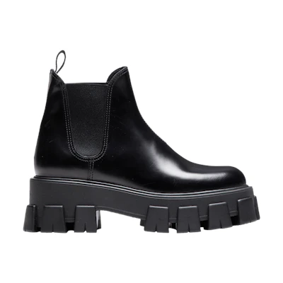 (W) Prada Monolith Chelsea Boot 'Black'