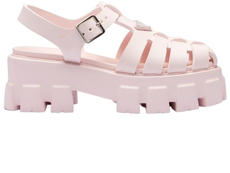 (W) Prada Monolith Getah Buih Sandal 55mm Merah Jambu Alabaster 1X853M_3LKK_F0E18_F_055 Lookbook (W) Prada Monolith Getah Buih Sandal 55mm Merah Jambu Alabaster 1X853M_3LKK_F0E18_F_055