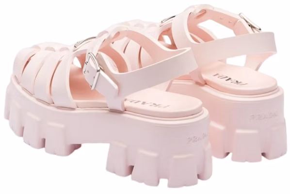 (W) 프라다 모노리스 폼 러버 샌들 (55mm) - 알라바스터 핑크 1X853M_3LKK_F0E18_F_055 Purchase (W) 프라다 모노리스 폼 러버 샌들 (55mm) - 알라바스터 핑크 1X853M_3LKK_F0E18_F_055