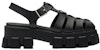 (W) Prada Monolith Foam Rubber 55mm Sandal Hitam 1X853M_3LKK_F0002_F_055