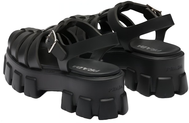 (W) Prada Monolith Foam Rubber 55mm Sandal Hitam 1X853M_3LKK_F0002_F_055 Shop (W) Prada Monolith Foam Rubber 55mm Sandal Hitam 1X853M_3LKK_F0002_F_055