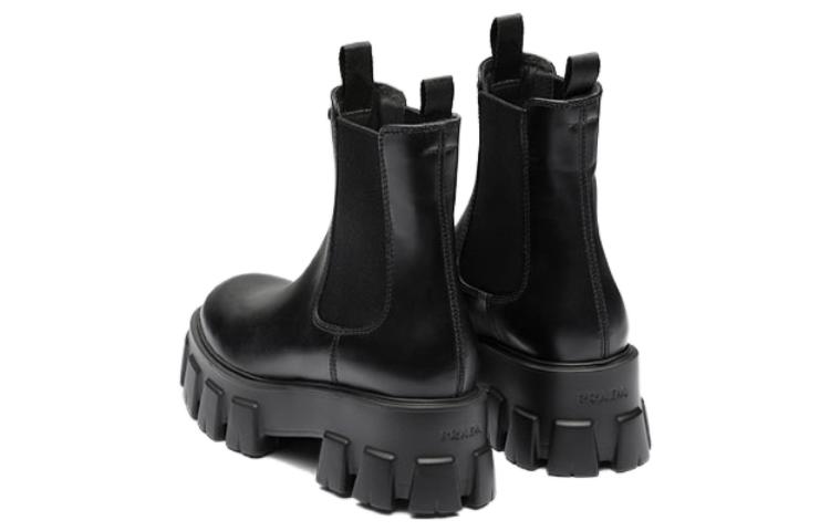 Shop (W) But Kasut Prada Monolith Chelsea Kulit 'Hitam' 1T256N_B4L_F0002_F_B055