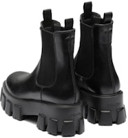 (W) 普拉达Monolith 黑色皮革切尔西靴 1T256N_B4L_F0002_F_B055 Shop (W) 普拉达Monolith 黑色皮革切尔西靴 1T256N_B4L_F0002_F_B055