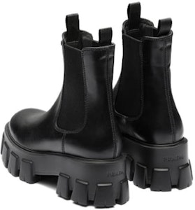 (W) Botas Chelsea de Cuero Prada Monolith 'Negro' 1T256N_B4L_F0002_F_B055 Shop (W) Botas Chelsea de Cuero Prada Monolith 'Negro' 1T256N_B4L_F0002_F_B055
