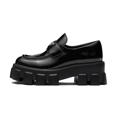 (W) Prada Monolith Loafer 'Black'