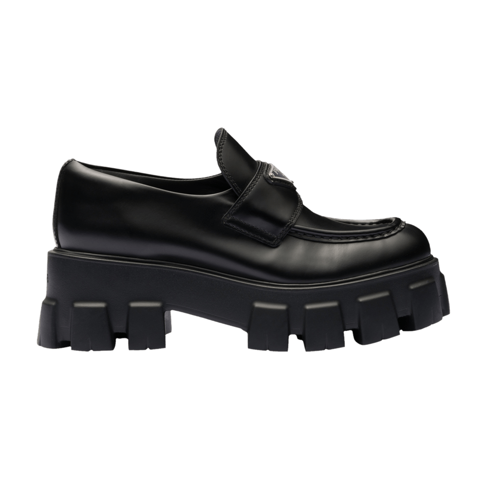 (W) Prada Monolith Loafer 'Black'