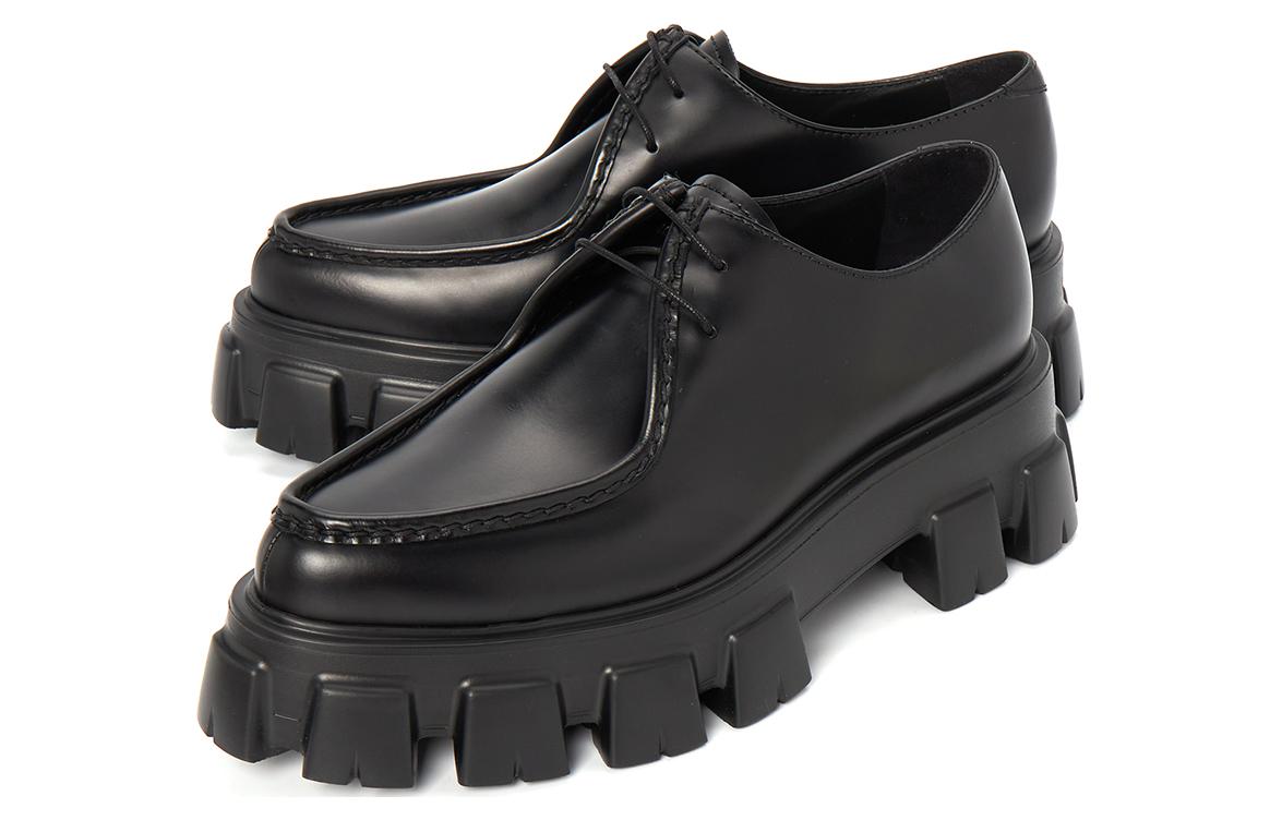 (W) Prada Monolith Loafer 'Black Velour' 圖 3