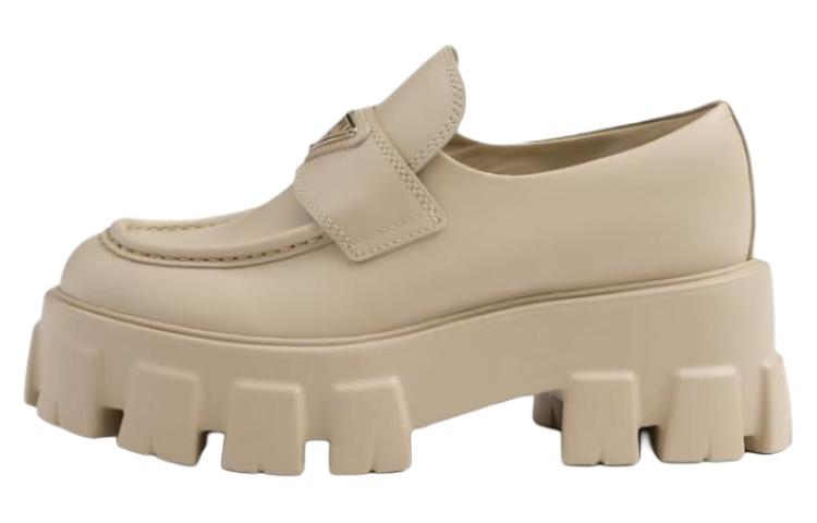 (W) Prada Monolith Loafer 'Milk White'