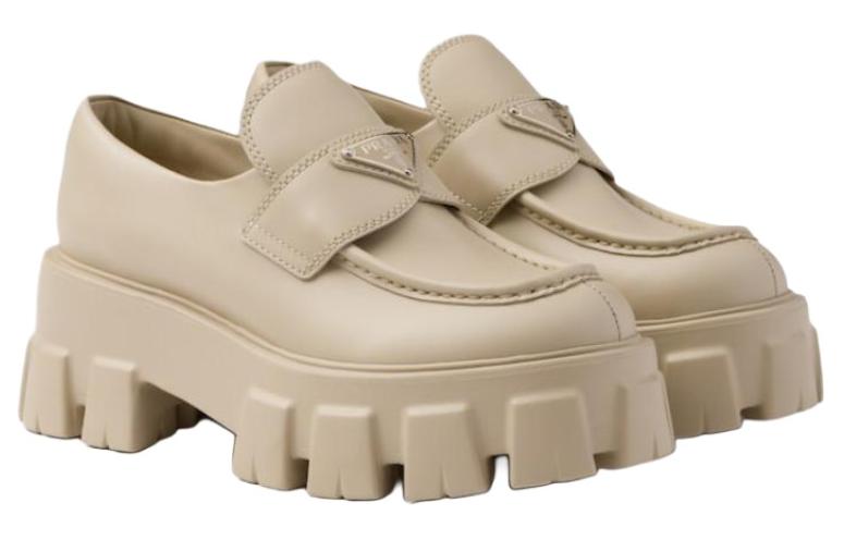 (W) Prada Monolith Loafer 'Milk White' 圖 4