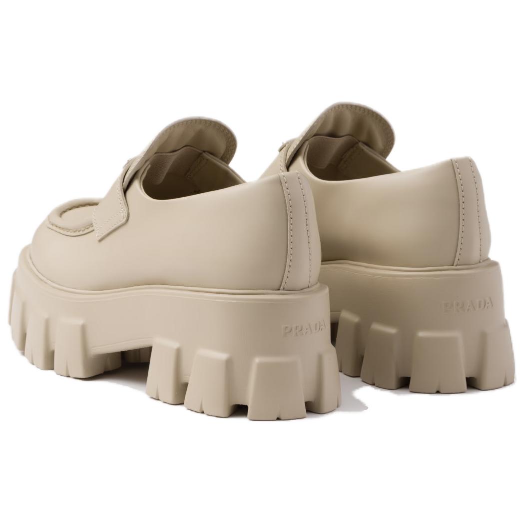 (W) Prada Monolith Loafer 'Milk White' 圖 5