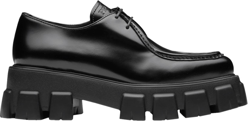 (W) Prada Monolith Kulit Hitam Runcing Bertali 1E719M-055-F0002 Buy (W) Prada Monolith Kulit Hitam Runcing Bertali 1E719M-055-F0002