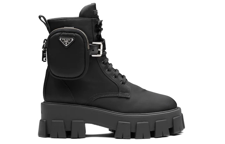 (W) Prada Monolith Re-Nylon Gabardine Boot 'Black' 圖 2