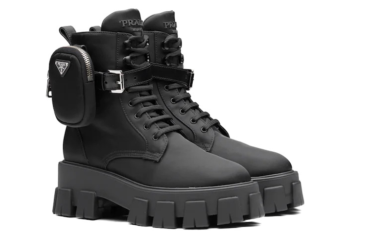 (W) Prada Monolith Re-Nylon Gabardine Boot 'Black' 圖 3