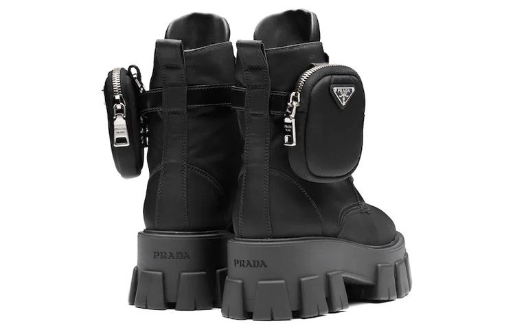 (W) Prada Monolith Re-Nylon Gabardine Boot 'Black' 圖 5