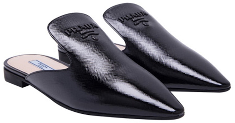 (W) Prada Kasut Tumit Tinggi Kulit Berkilat 'Hitam' 1S538L_3A9S_F0002_F_B012 Shop (W) Prada Kasut Tumit Tinggi Kulit Berkilat 'Hitam' 1S538L_3A9S_F0002_F_B012