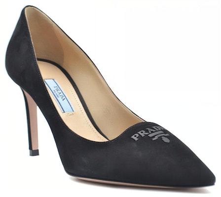 (Women) Prada Mule High Heels 'Black Velvet' 1I718L_008_F0002 Lookbook (Women) Prada Mule High Heels 'Black Velvet' 1I718L_008_F0002