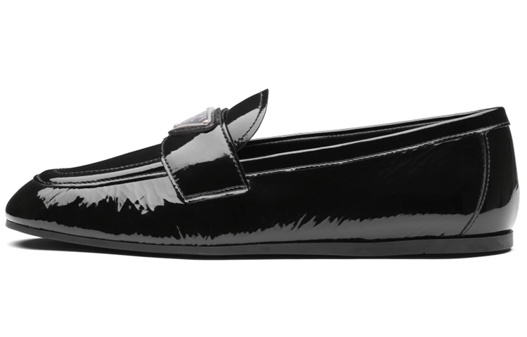 (W) Prada Naplak Leather Loafers 'Black'