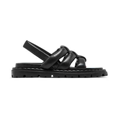 (W) Prada Nappa Sandal 'Black'