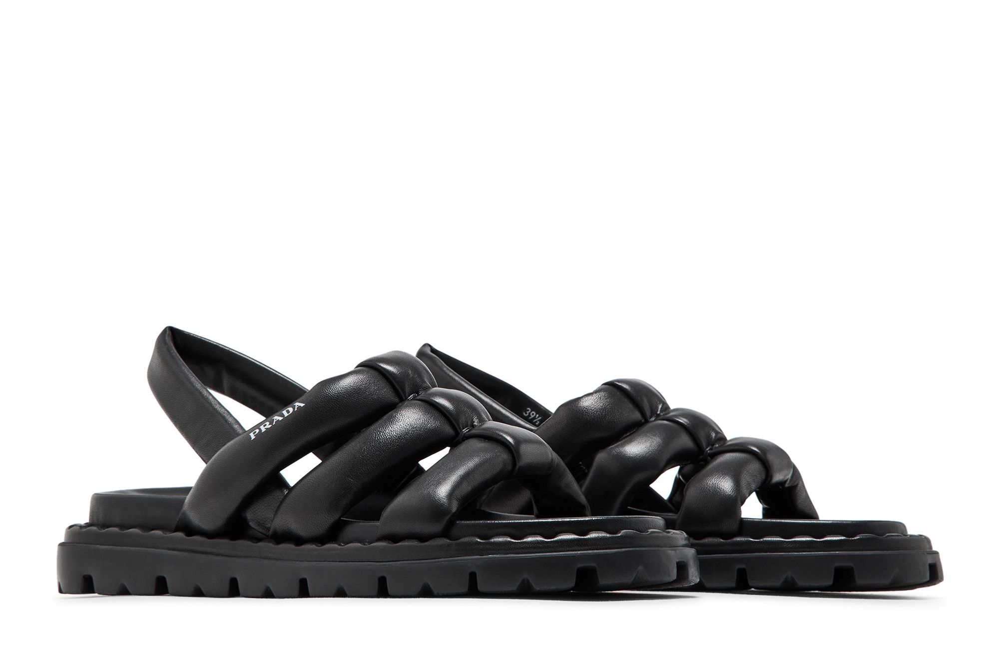 (W) Prada Nappa Sandal 'Black' 圖 8