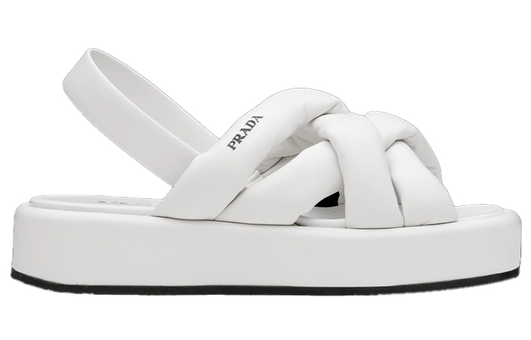 (W) Prada Nappa Sandal 'White' 圖 2