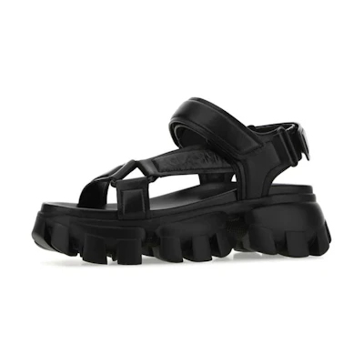 (W) Prada Nastro Sandal 'Black'