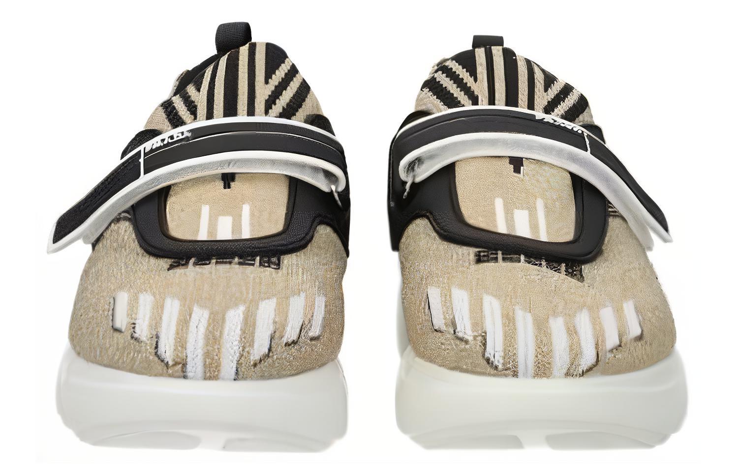 (W) Prada Nylon 'Fashion Round Toe Low-Top Lifestyle' 圖 3