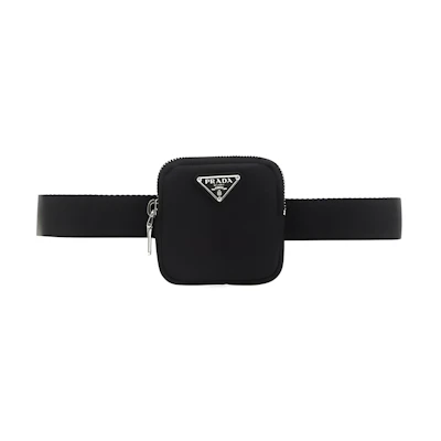 (Women) PRADA Nylon Belt Bag for Women - Black, 3cm. 2CN0762DMN-F0002