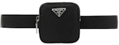 Order (W) 普拉达女款黑色尼龙腰包,3厘米宽。 2CN0762DMN-F0002