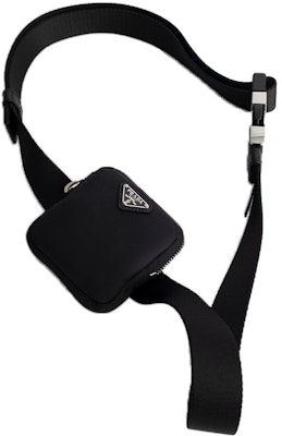 (W) 普拉达女款黑色尼龙腰包,3厘米宽。 2CN0762DMN-F0002 Lookbook (W) 普拉达女款黑色尼龙腰包,3厘米宽。 2CN0762DMN-F0002