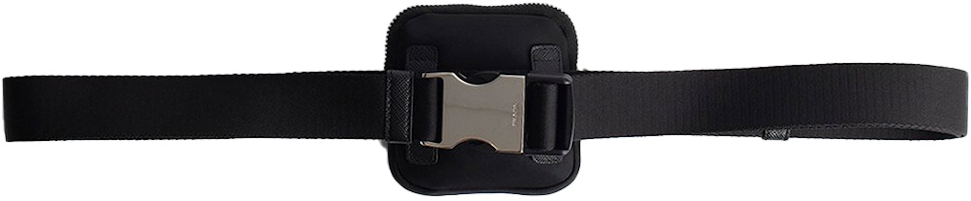 (W) 普拉达女款黑色尼龙腰包,3厘米宽。 2CN0762DMN-F0002 Shop (W) 普拉达女款黑色尼龙腰包,3厘米宽。 2CN0762DMN-F0002