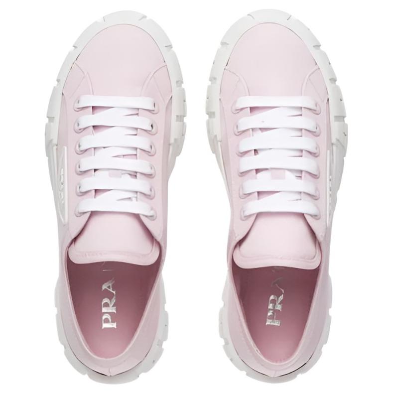 (W) Prada Nylon Gabardine Wheel Double 'Pink Snow' 圖 5