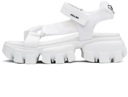 (Women) Prada Nylon Sandals 'Woven Fashion Versatile White' 1X037M_3L74_F0009_F_050 (Women) Prada Nylon Sandals 'Woven Fashion Versatile White' 1X037M_3L74_F0009_F_050