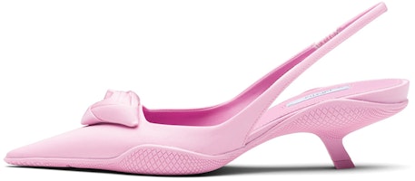 (Women) Prada Nylon Slip-On High Heels 'Pink' 1I588M_W08_F0BDK_F_045 (Women) Prada Nylon Slip-On High Heels 'Pink' 1I588M_W08_F0BDK_F_045