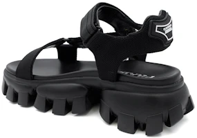 Order (W) Sandal Olahraga Prada Nylon 'Hitam Elegan' 1X037M_3L74_F_0002