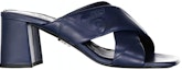 Order (W) Sandal Fesyen Prada Kulit Anak Lembu Hujung Terbuka 'Biru' 1XX580_038_F0216